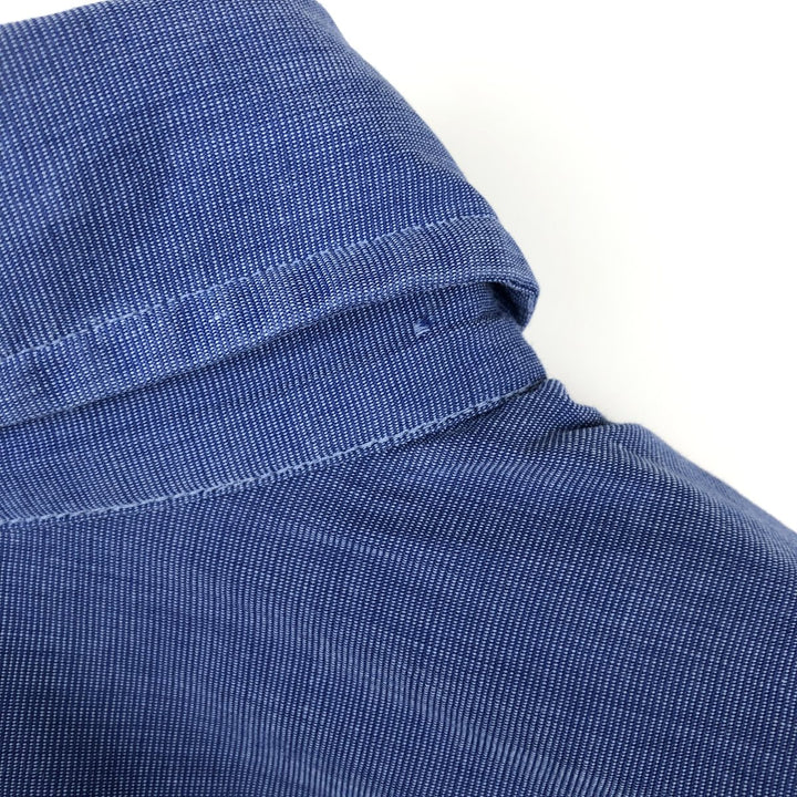 Brooks Brothers MAKERS Long Sleeve Button Down Shirt Made in USA Men's XL cotton blue type Vintage Second Hand