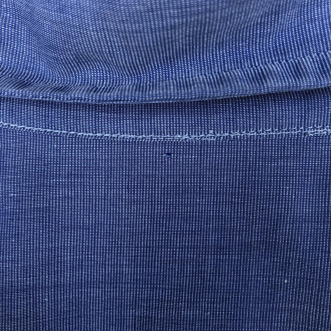 Brooks Brothers MAKERS Long Sleeve Button Down Shirt Made in USA Men's XL cotton blue type Vintage Second Hand