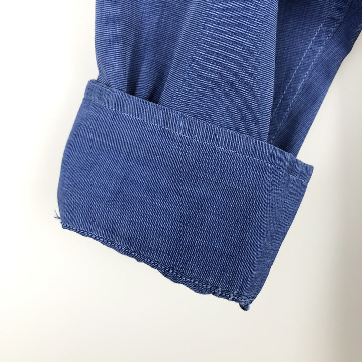 Brooks Brothers MAKERS Long Sleeve Button Down Shirt Made in USA Men's XL cotton blue type Vintage Second Hand