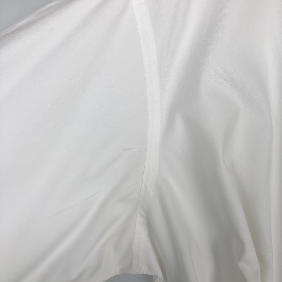 Brooks Brothers long-sleeved button-down shirt, Made in USA, Men's XL cotton white type Vintage Second Hand