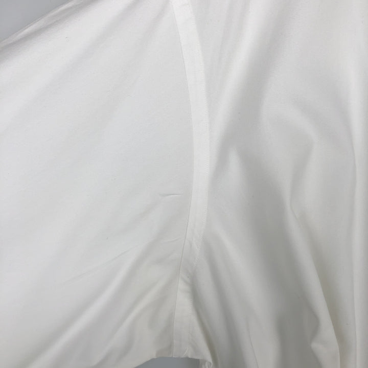 Brooks Brothers long-sleeved button-down shirt, Made in USA, Men's XL cotton white type Vintage Second Hand