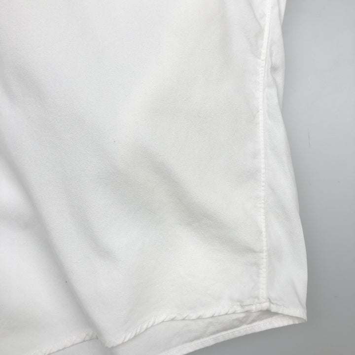Brooks Brothers long-sleeved button-down shirt, Made in USA, Men's XL cotton white type Vintage Second Hand