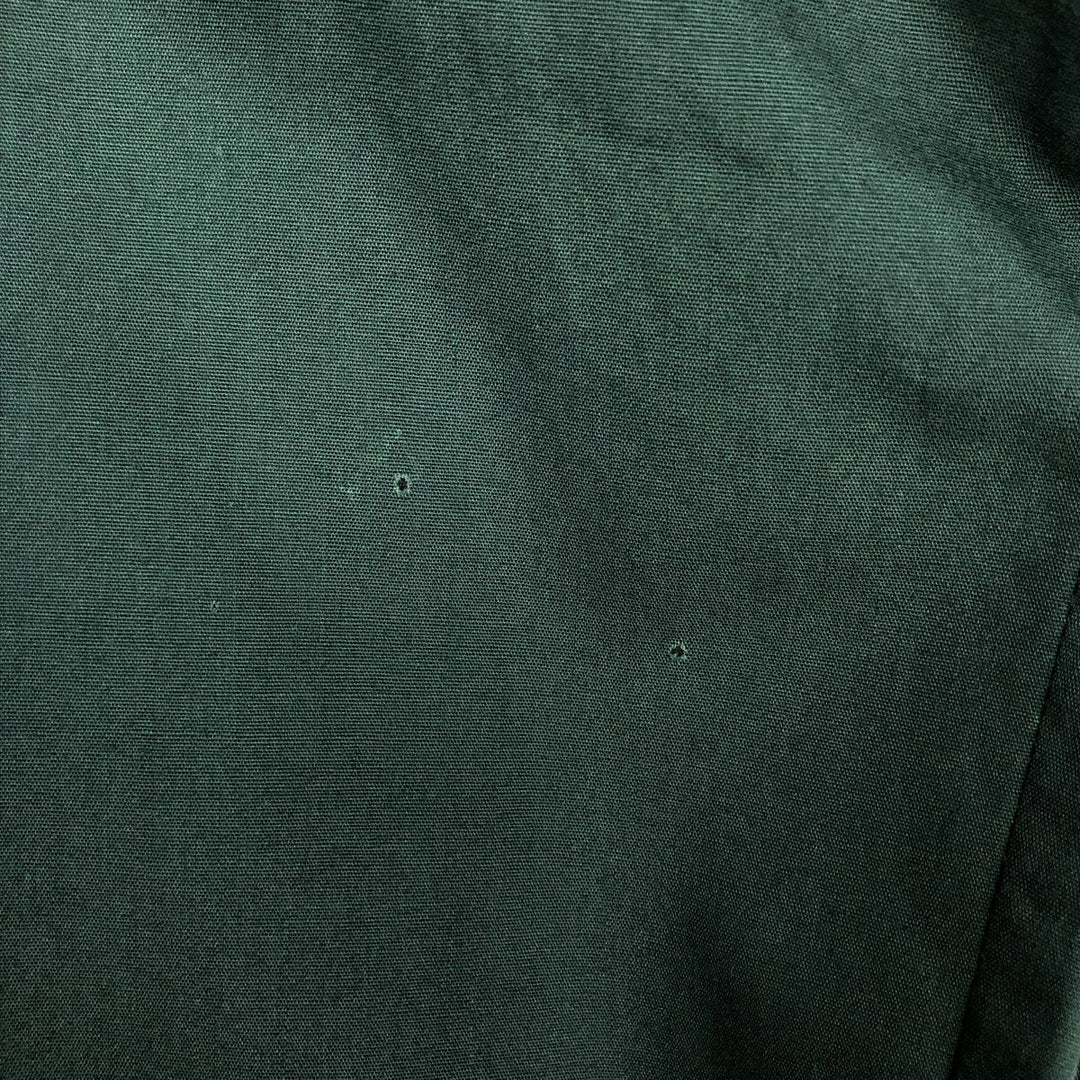 ~1980'S Unitog Long-Sleeve Shirt, Made in USA, Men's Size M (Equivalent), Vintage unclear Green type dark green Vintage Second Hand