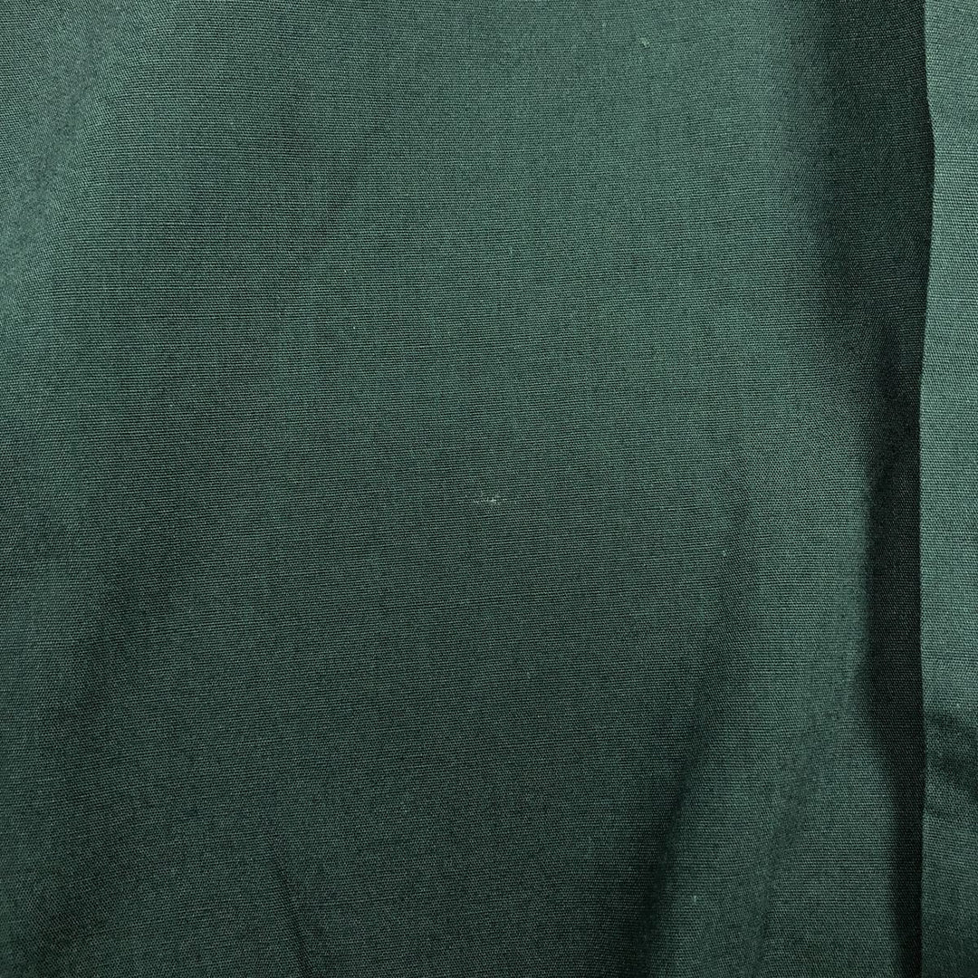 ~1980'S Unitog Long-Sleeve Shirt, Made in USA, Men's Size M (Equivalent), Vintage unclear Green type dark green Vintage Second Hand