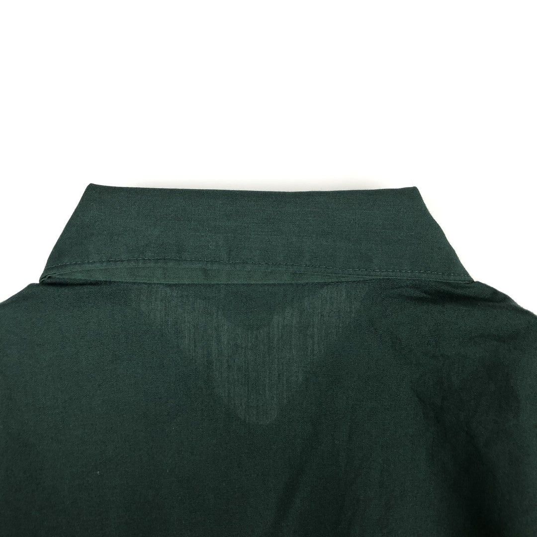 ~1980'S Unitog Long-Sleeve Shirt, Made in USA, Men's Size M (Equivalent), Vintage unclear Green type dark green Vintage Second Hand