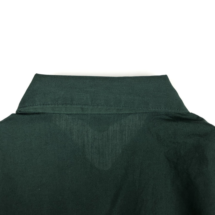 ~1980'S Unitog Long-Sleeve Shirt, Made in USA, Men's Size M (Equivalent), Vintage unclear Green type dark green Vintage Second Hand