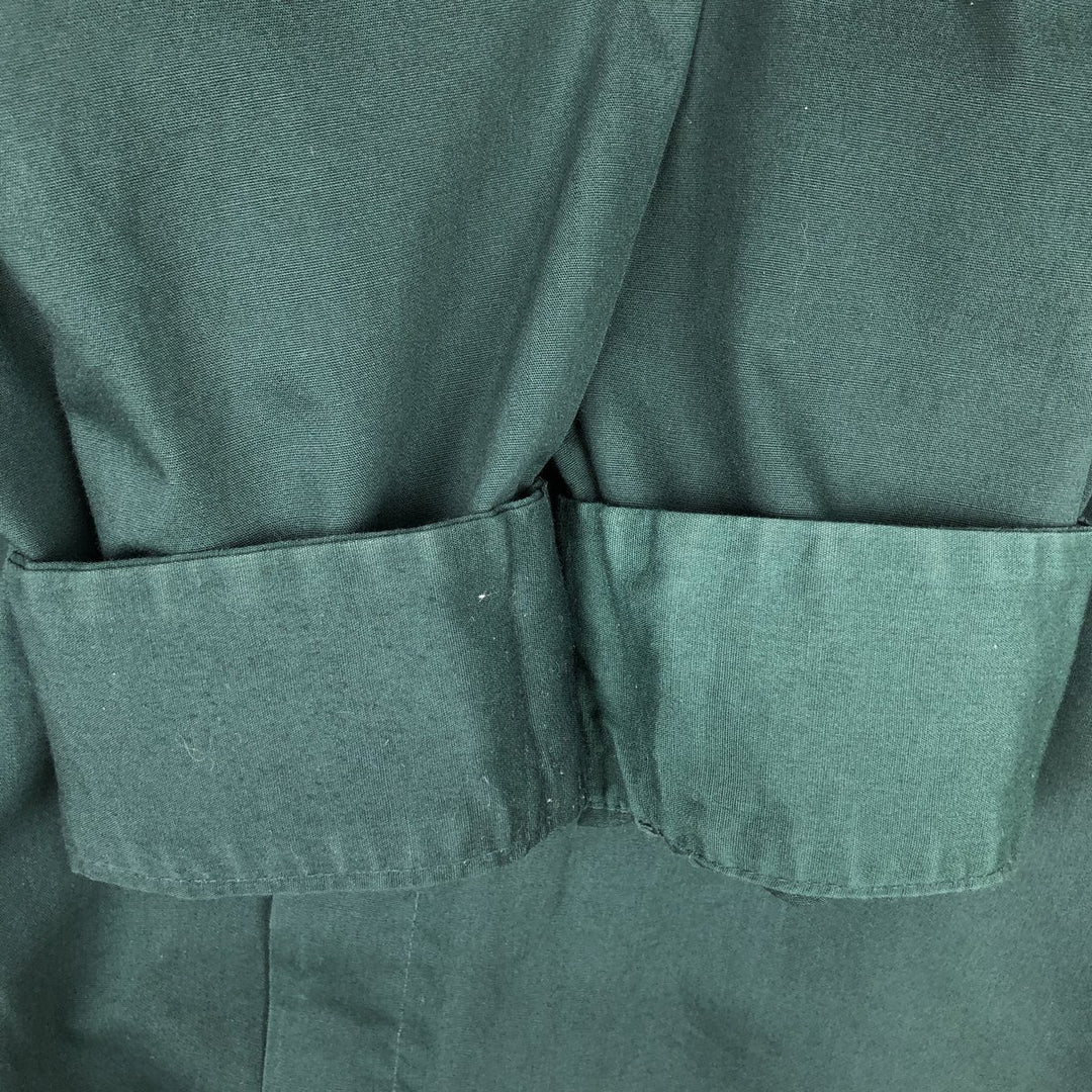~1980'S Unitog Long-Sleeve Shirt, Made in USA, Men's Size M (Equivalent), Vintage unclear Green type dark green Vintage Second Hand