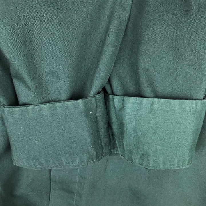 ~1980'S Unitog Long-Sleeve Shirt, Made in USA, Men's Size M (Equivalent), Vintage unclear Green type dark green Vintage Second Hand