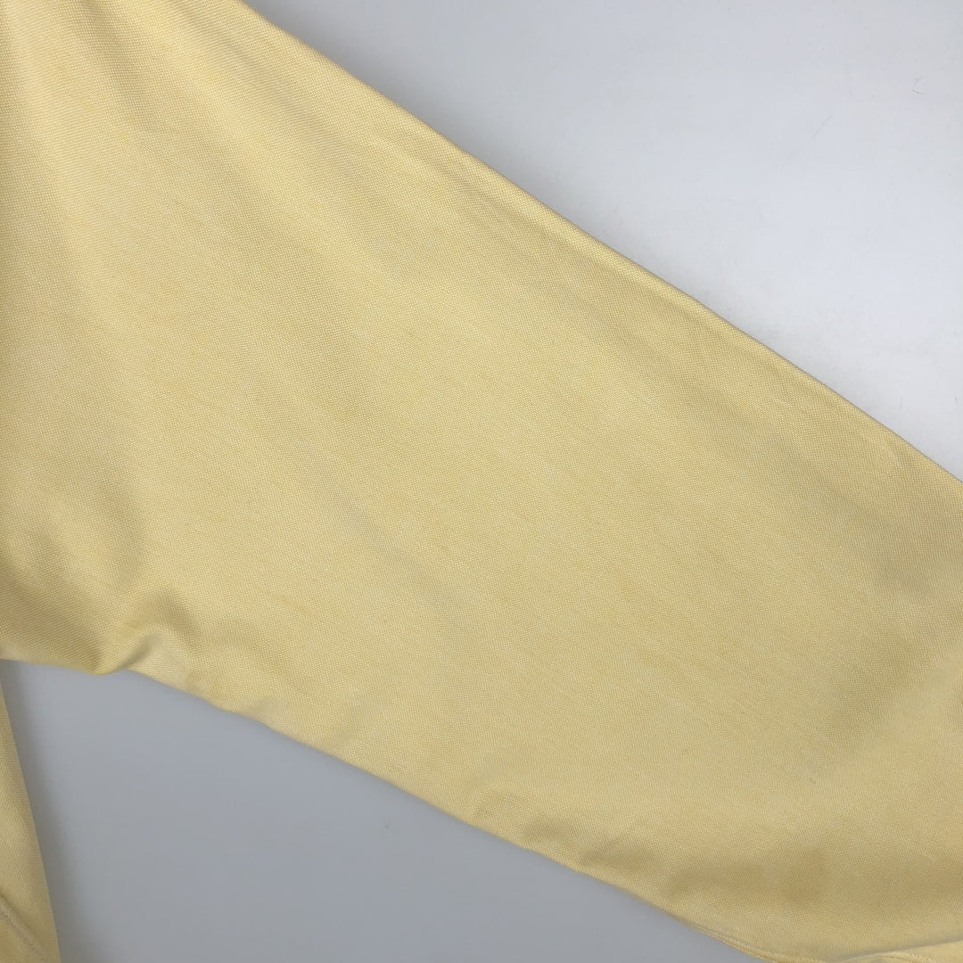 Brooks Brothers MAKERS Long Sleeve Button Down Shirt Made in USA Men's M Size cotton yellow type Vintage Second Hand