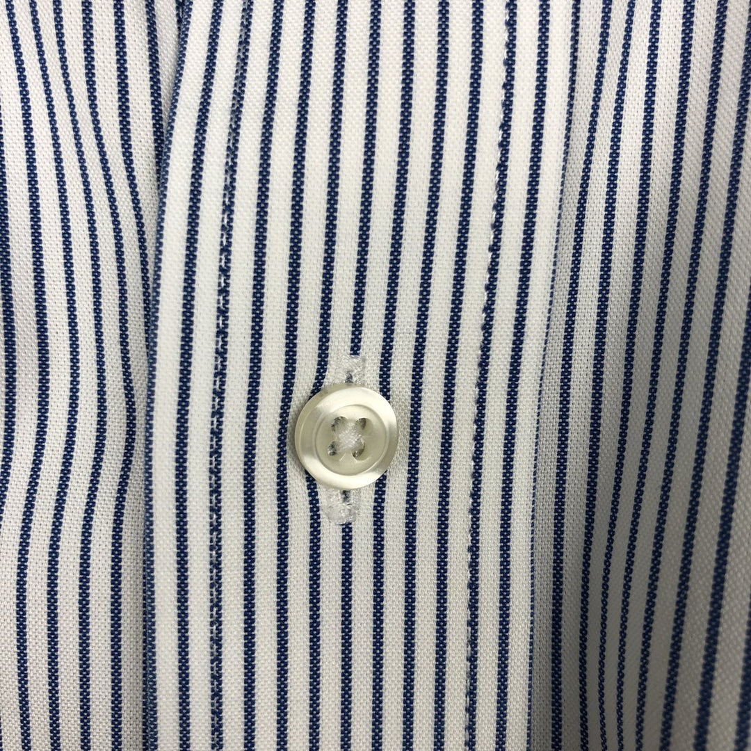 Brooks Brothers 1818 REGENT Long-Sleeve Cotton Check Shirt, Men's Size XXL (approx.) cotton white type Vintage Second Hand