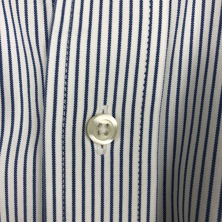 Brooks Brothers 1818 REGENT Long-Sleeve Cotton Check Shirt, Men's Size XXL (approx.) cotton white type Vintage Second Hand