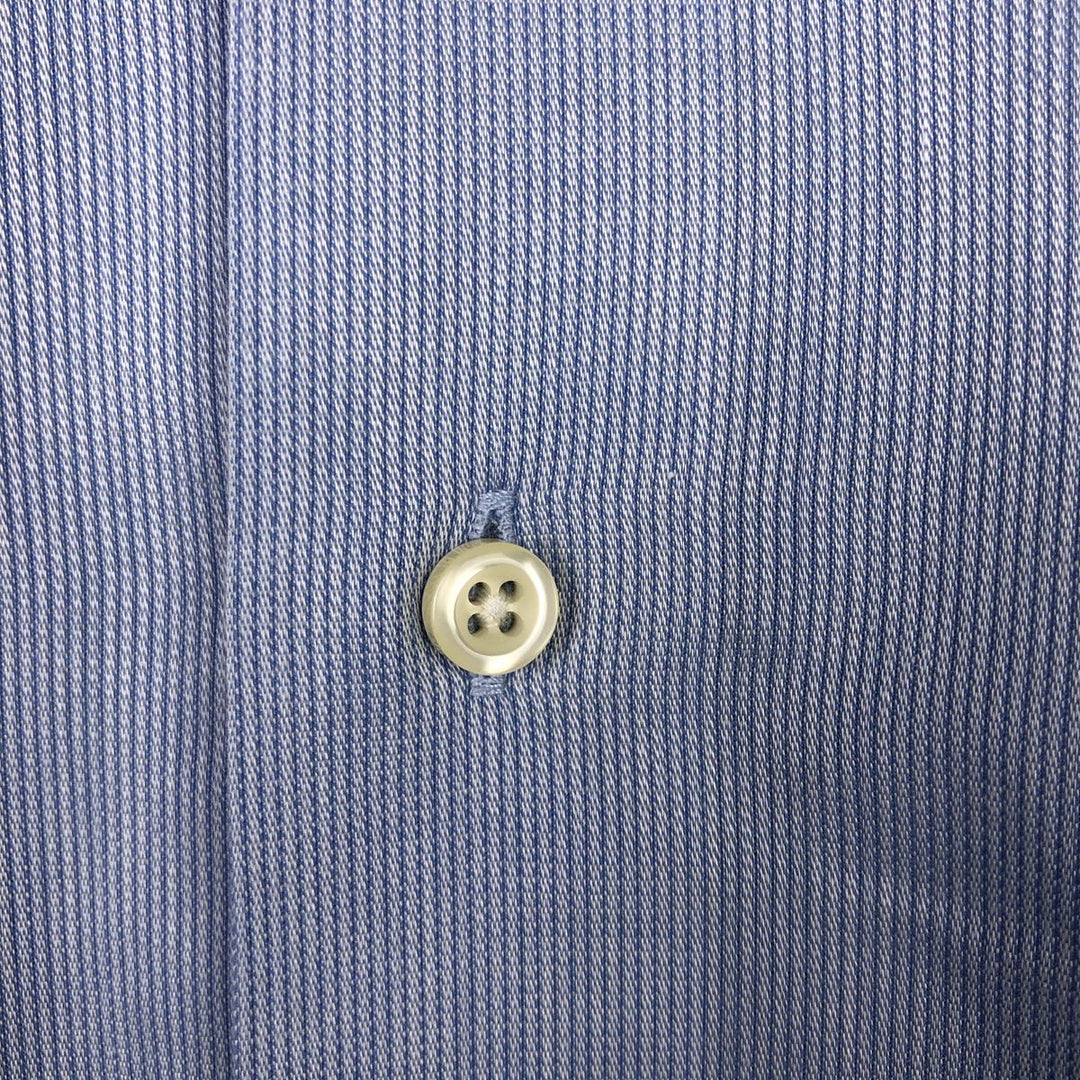 Brooks Brothers 346 Long Sleeve Cotton Striped Shirt, Men's XL cotton Blue type light blue Vintage Second Hand