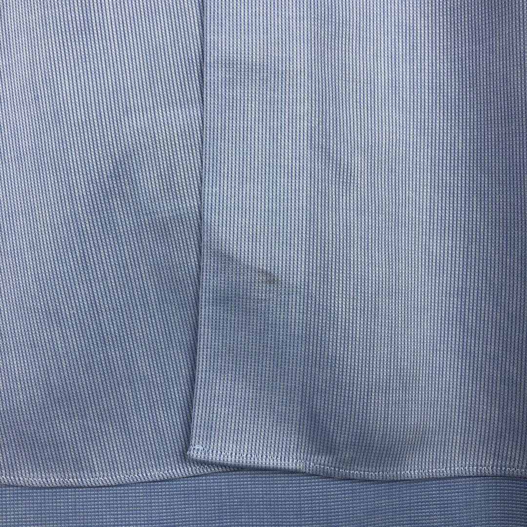 Brooks Brothers 346 Long Sleeve Cotton Striped Shirt, Men's XL cotton Blue type light blue Vintage Second Hand