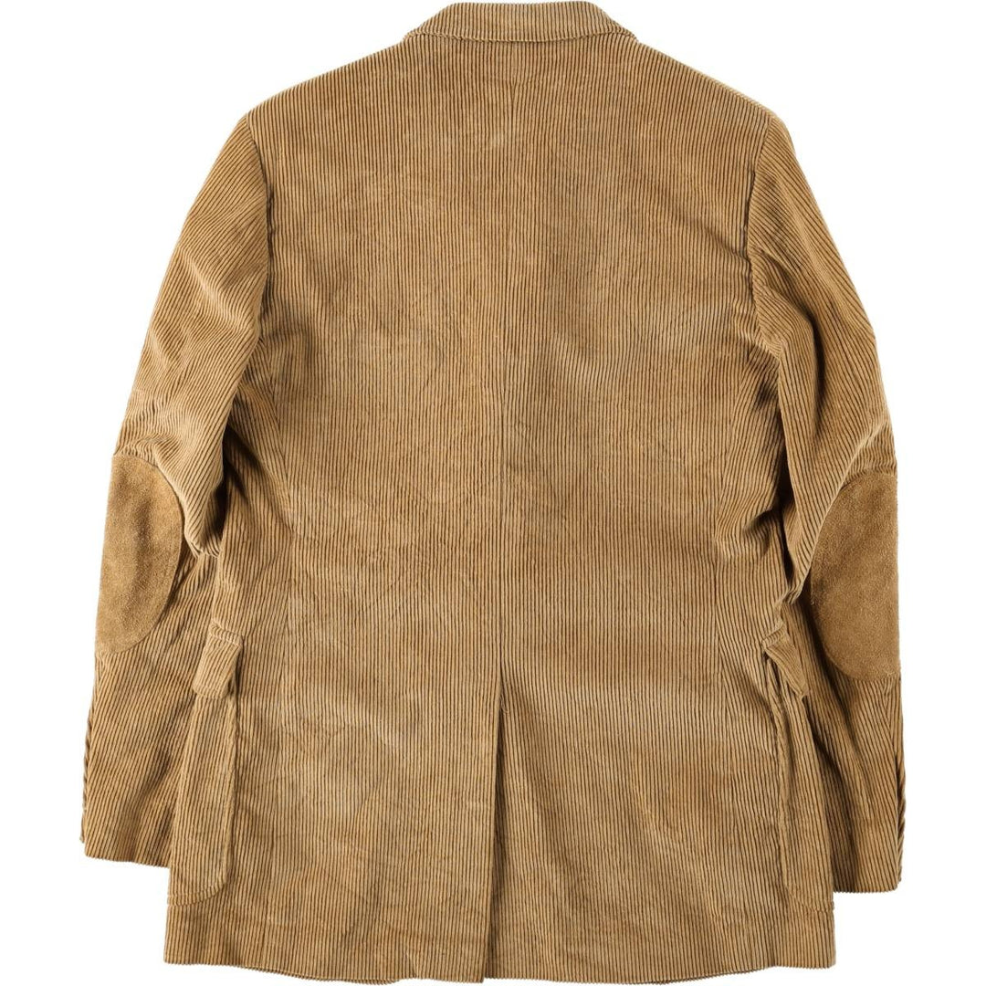 JORDACHE Corduroy Tailored Jacket, Men's Size XL (approx.) cotton brown type Vintage Second Hand