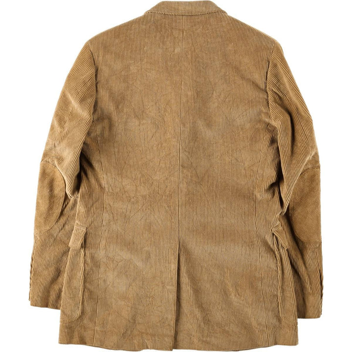 JORDACHE Corduroy Tailored Jacket, Men's Size XL (approx.) cotton brown type Vintage Second Hand