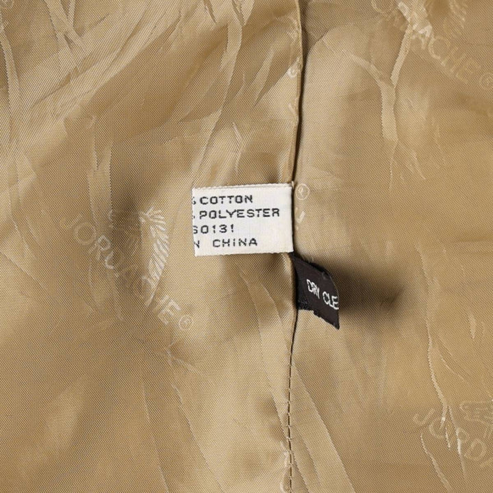 JORDACHE Corduroy Tailored Jacket, Men's Size XL (approx.) cotton brown type Vintage Second Hand