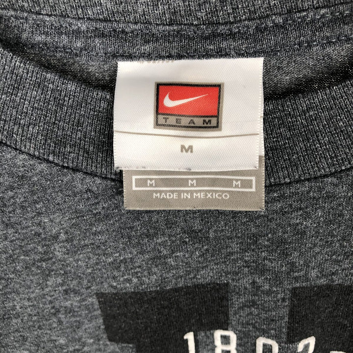 Nike TEAM University of Texas Long-Sleeve T-Shirt (Men's Size M) cotton Charcoal Vintage Second Hand