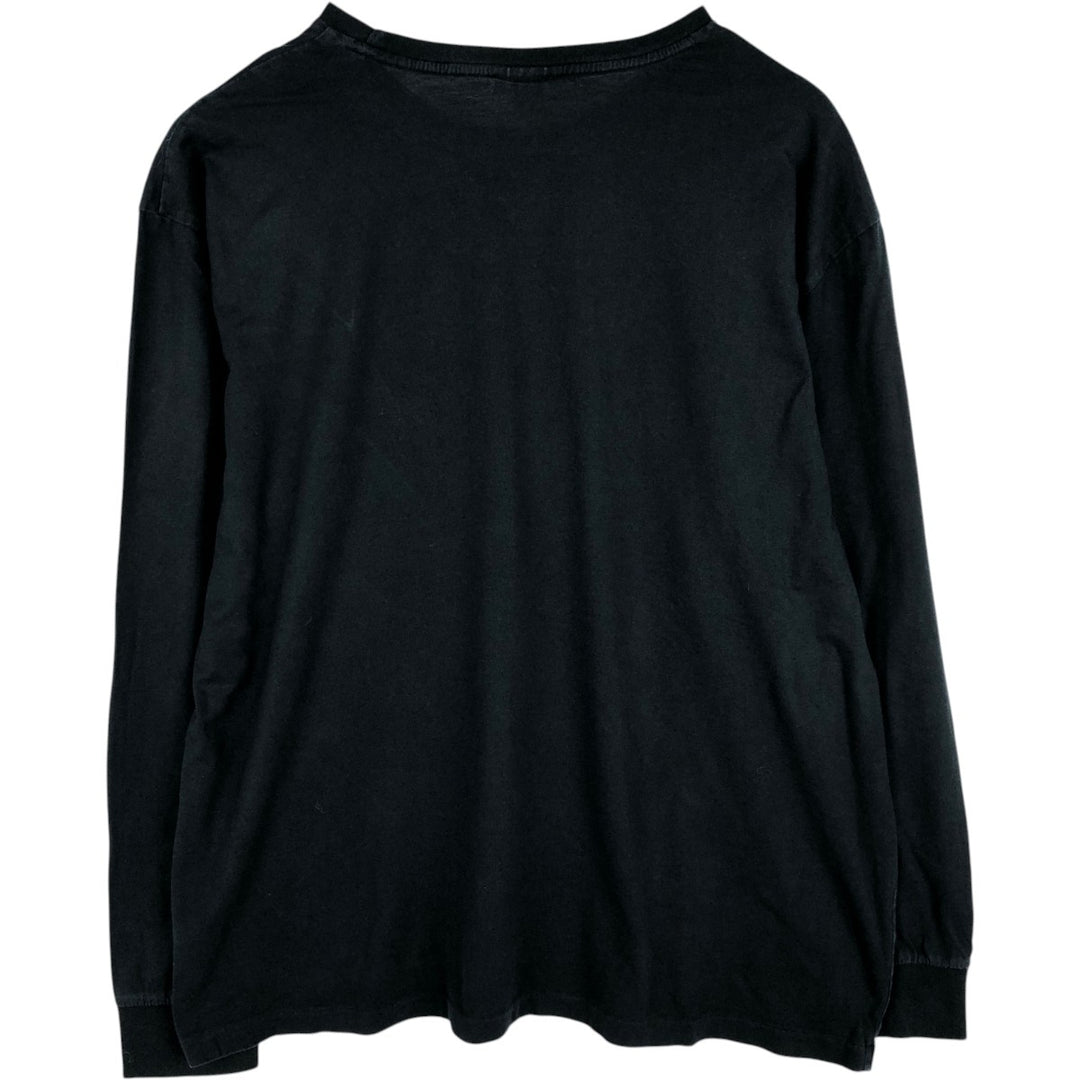 Ralph Lauren POLO by Ralph Lauren long-sleeved T-shirt, men's size XL cotton black type Vintage Second Hand