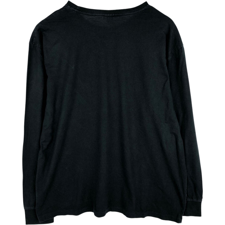 Ralph Lauren POLO by Ralph Lauren long-sleeved T-shirt, men's size XL cotton black type Vintage Second Hand
