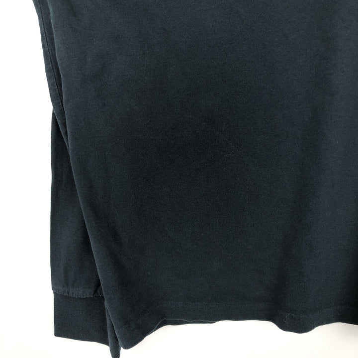 Ralph Lauren POLO by Ralph Lauren long-sleeved T-shirt, men's size XL cotton black type Vintage Second Hand
