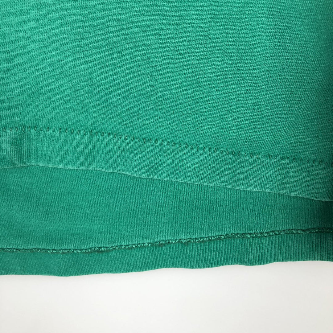 Anvil Long-Sleeve T-Shirt, Made in USA, Men's Size M (approx.) cotton green type Vintage Second Hand