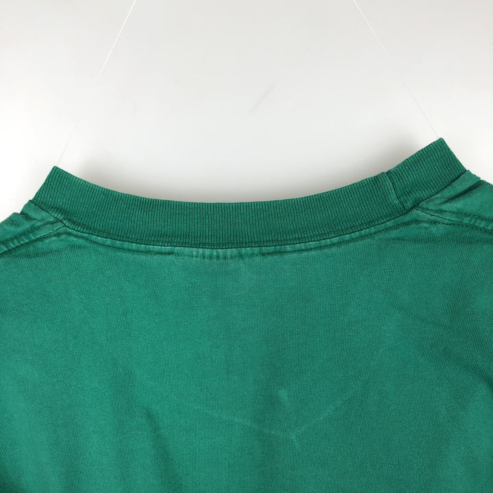 Anvil Long-Sleeve T-Shirt, Made in USA, Men's Size M (approx.) cotton green type Vintage Second Hand