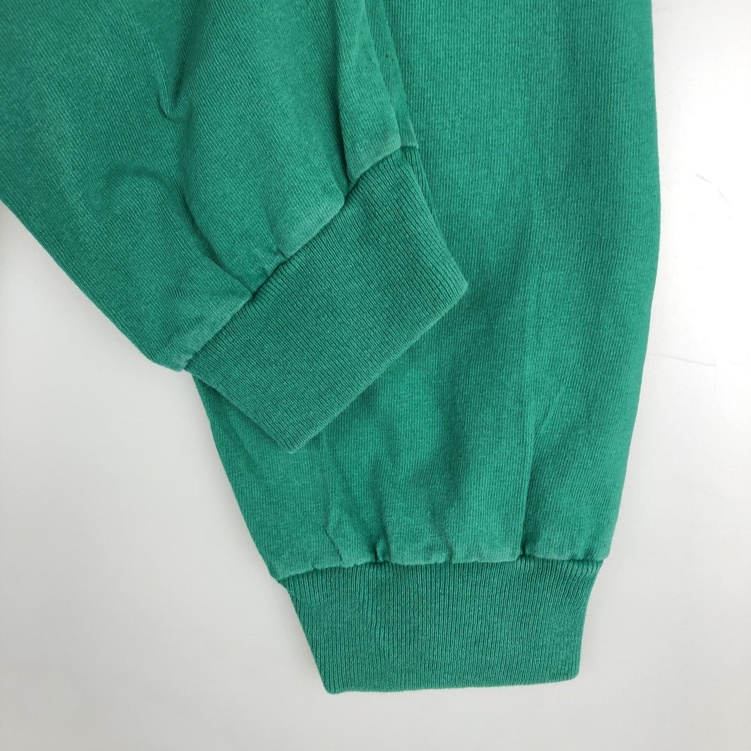Anvil Long-Sleeve T-Shirt, Made in USA, Men's Size M (approx.) cotton green type Vintage Second Hand