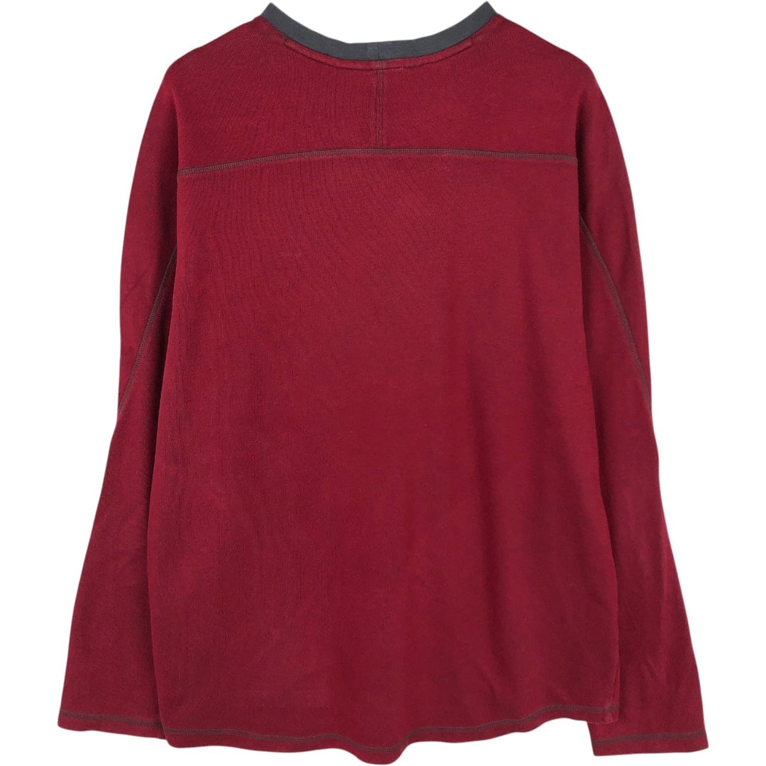 00'S Nike NIKE Long T-shirt Long T Men's L size cotton bordeaux Vintage Second Hand