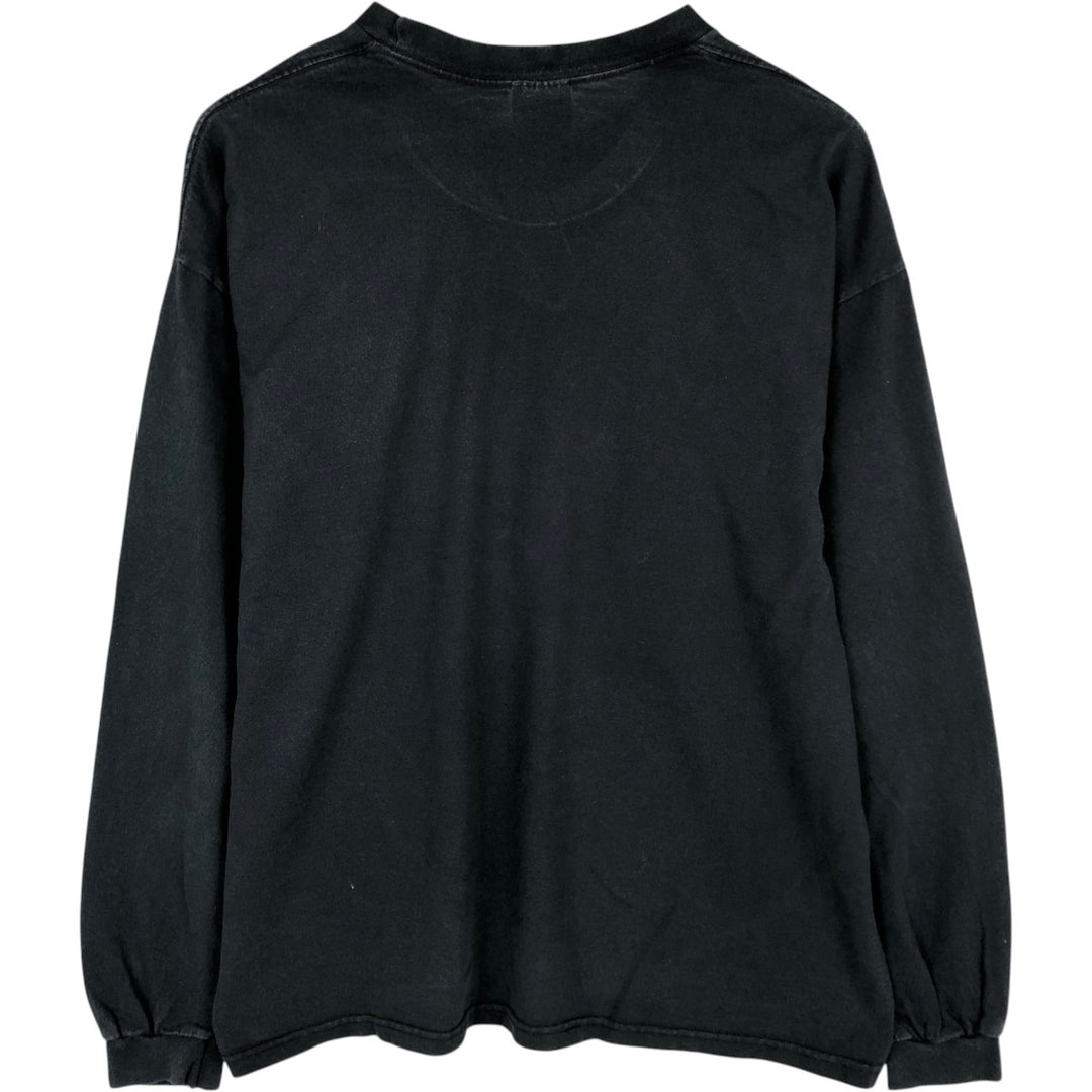 2000'S Nike Center Logo Long-Sleeve T-Shirt (Men's XL equivalent) cotton black type Vintage Second Hand