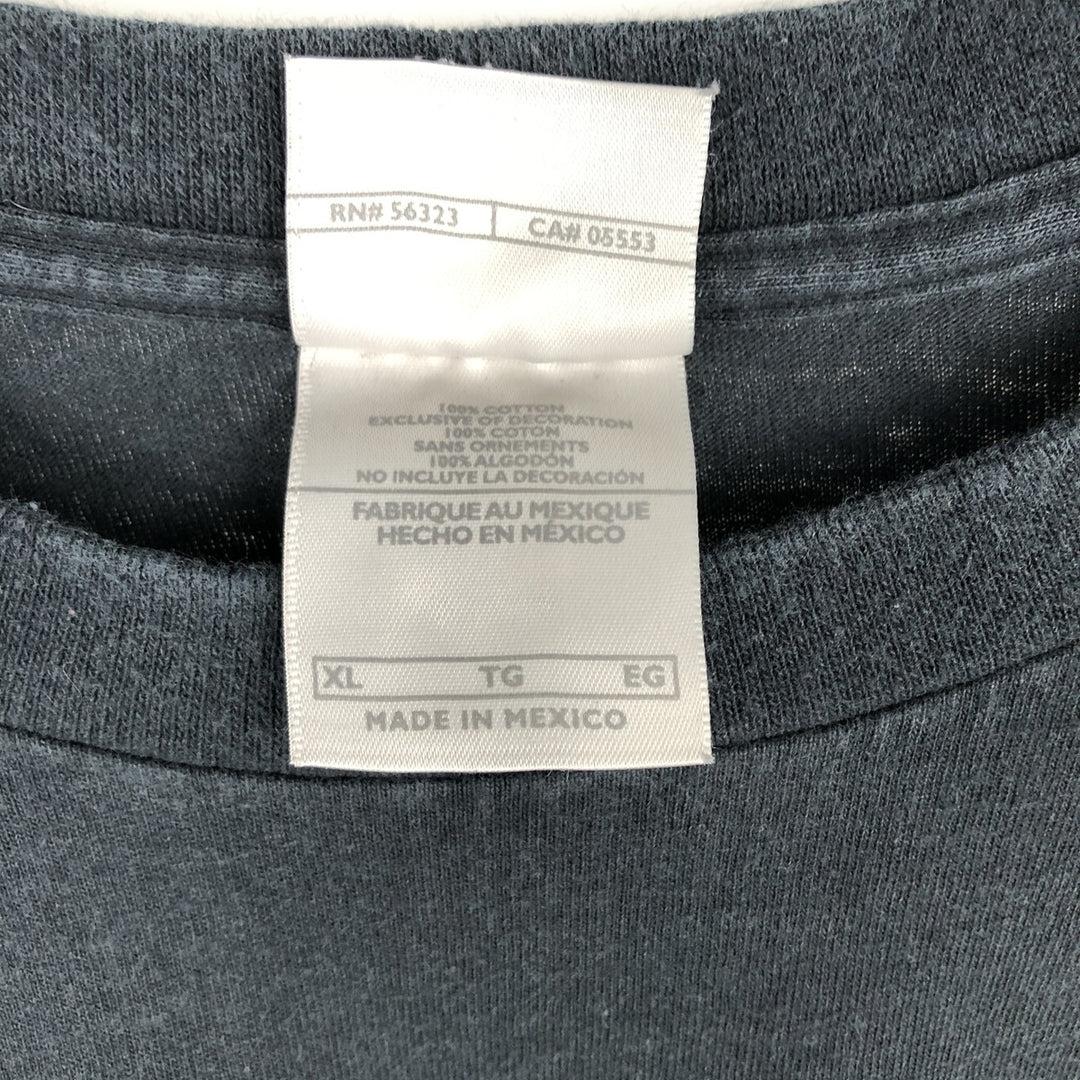 2000'S Nike Center Logo Long-Sleeve T-Shirt (Men's XL equivalent) cotton black type Vintage Second Hand