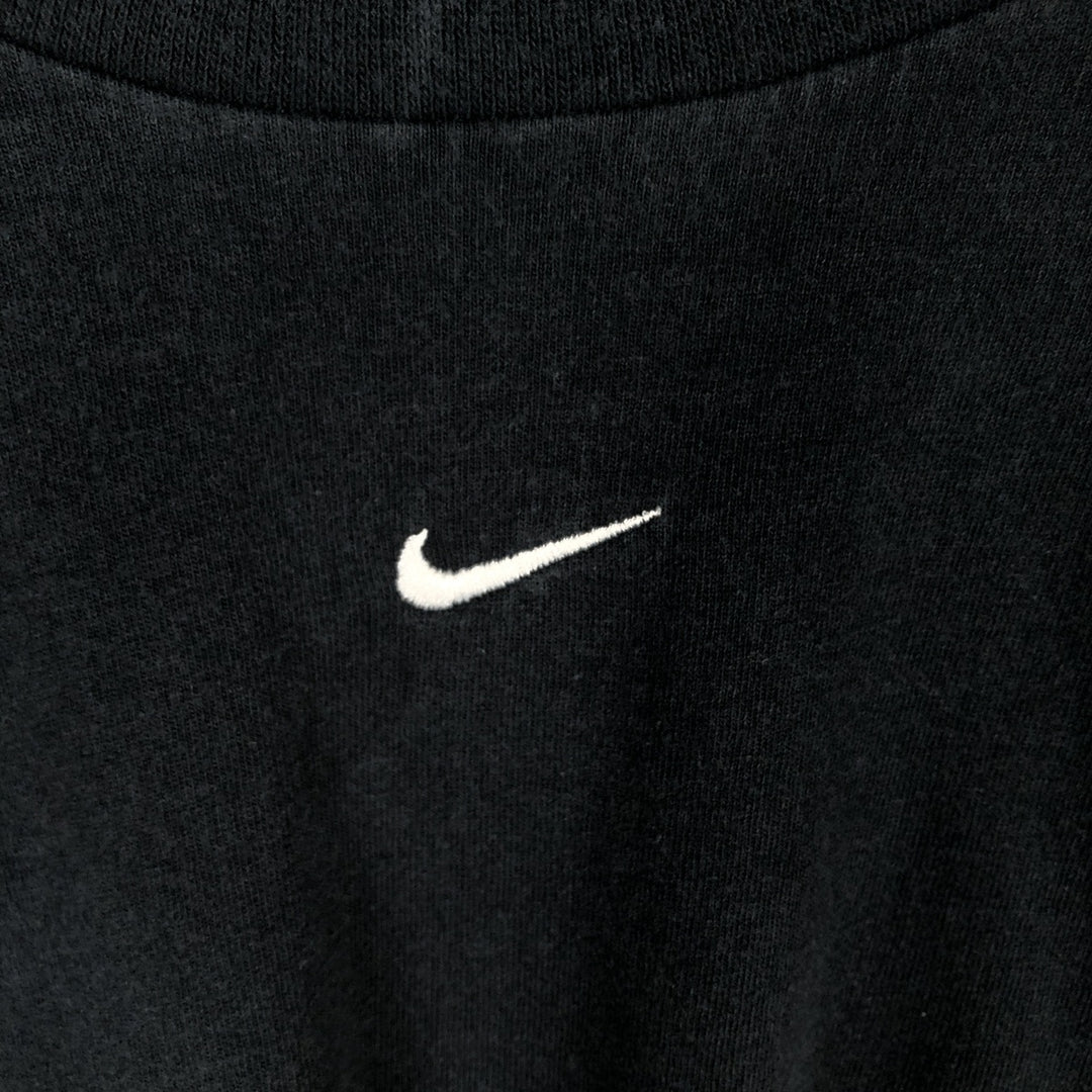 2000'S Nike Center Logo Long-Sleeve T-Shirt (Men's XL equivalent) cotton black type Vintage Second Hand