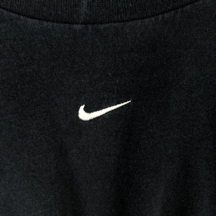 2000'S Nike Center Logo Long-Sleeve T-Shirt (Men's XL equivalent) cotton black type Vintage Second Hand