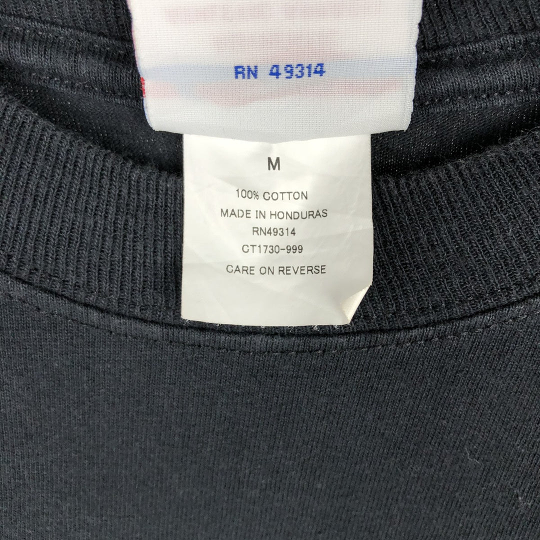 2000'S Champion Authentic Athletic Apparel Long-Sleeve T-Shirt (Men's Size M) cotton black type Vintage Second Hand