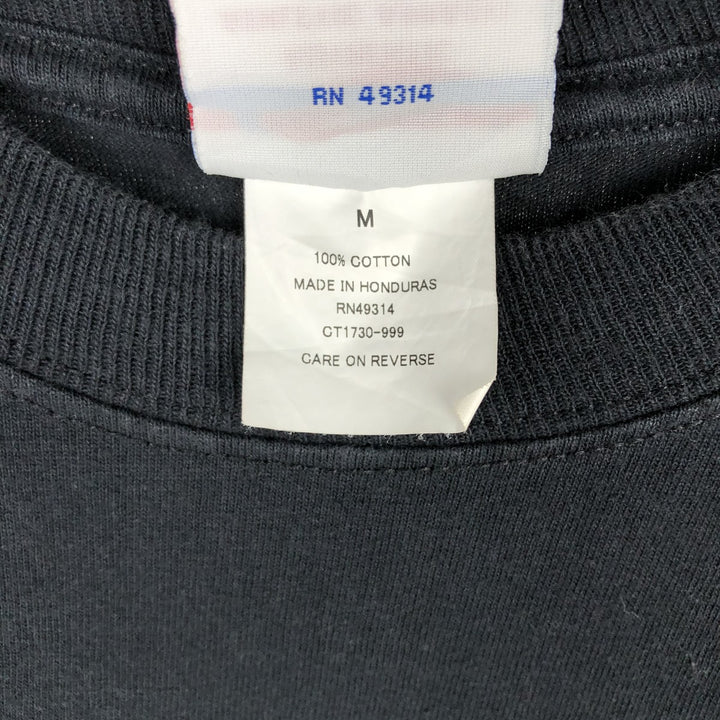 2000'S Champion Authentic Athletic Apparel Long-Sleeve T-Shirt (Men's Size M) cotton black type Vintage Second Hand