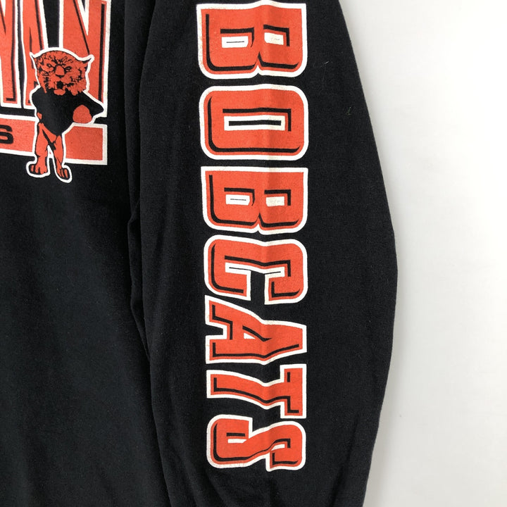 2000'S Champion Authentic Athletic Apparel Long-Sleeve T-Shirt (Men's Size M) cotton black type Vintage Second Hand