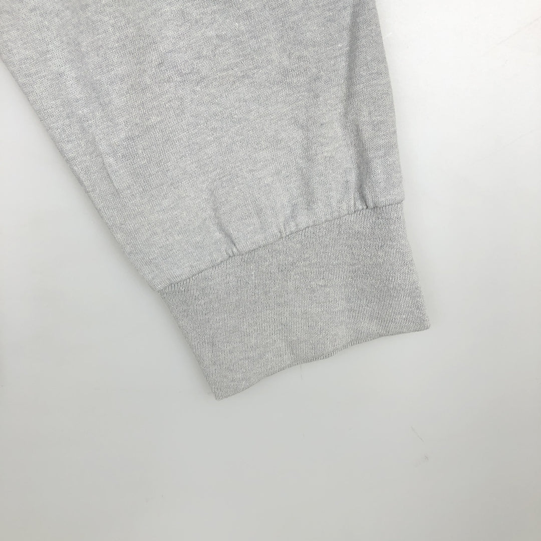 Tee Jays GENET EXPEDITIONS Advertising Long-Sleeve T-Shirt, Made in USA, Men's Size L (approx.) polyester gray type Vintage Second Hand