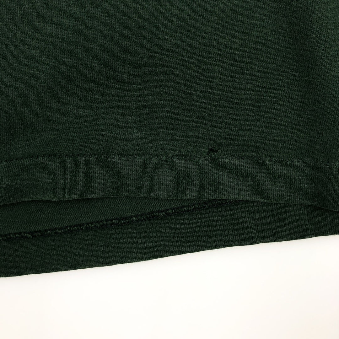90'S Fruit of the Loom Louisiana-Pacific Advertising Long-Sleeve T-Shirt, Made in USA, Men's Size L (Equivalent), Vintage cotton Green type dark green Vintage Second Hand