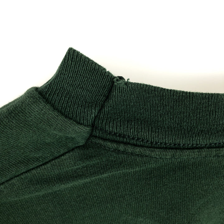 90'S Fruit of the Loom Louisiana-Pacific Advertising Long-Sleeve T-Shirt, Made in USA, Men's Size L (Equivalent), Vintage cotton Green type dark green Vintage Second Hand