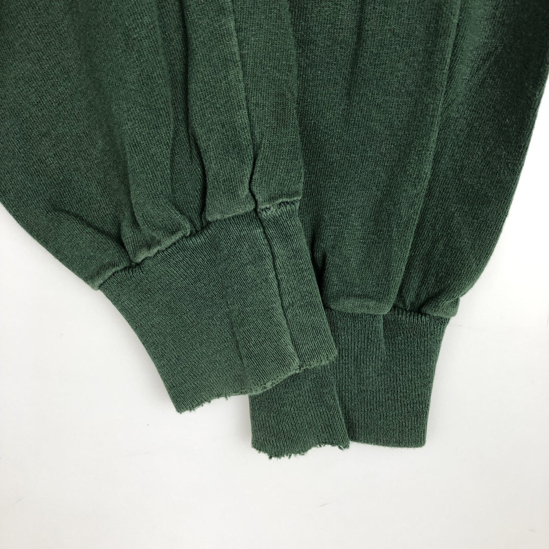 90'S Fruit of the Loom Louisiana-Pacific Advertising Long-Sleeve T-Shirt, Made in USA, Men's Size L (Equivalent), Vintage cotton Green type dark green Vintage Second Hand