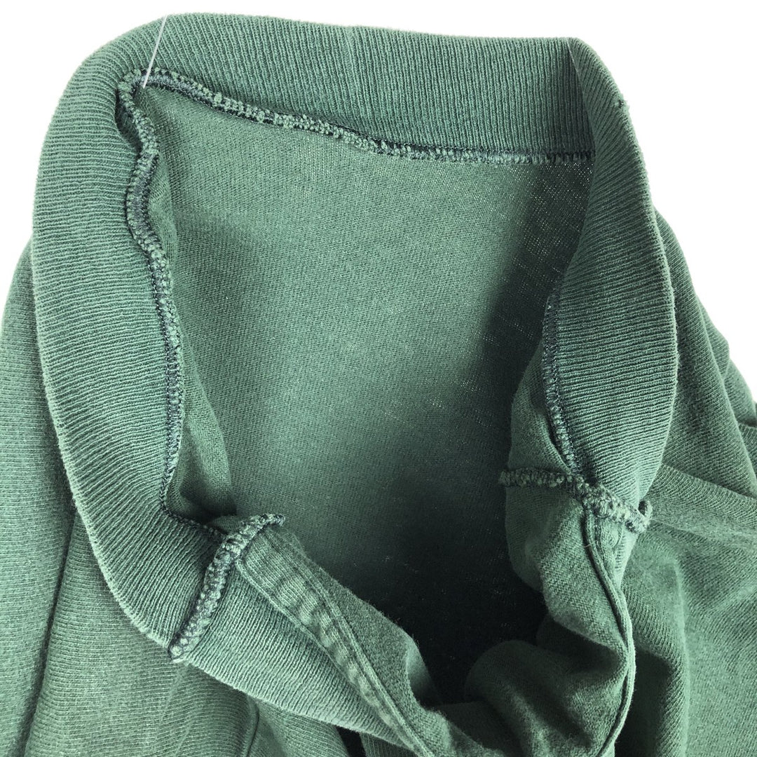 90'S Fruit of the Loom Louisiana-Pacific Advertising Long-Sleeve T-Shirt, Made in USA, Men's Size L (Equivalent), Vintage cotton Green type dark green Vintage Second Hand