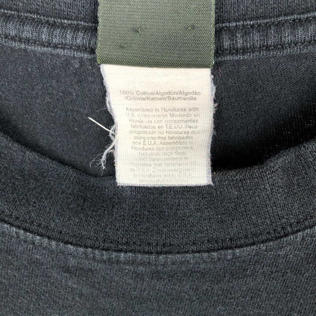 Timberland Long T-shirt, Men's XL size cotton black type Vintage Second Hand