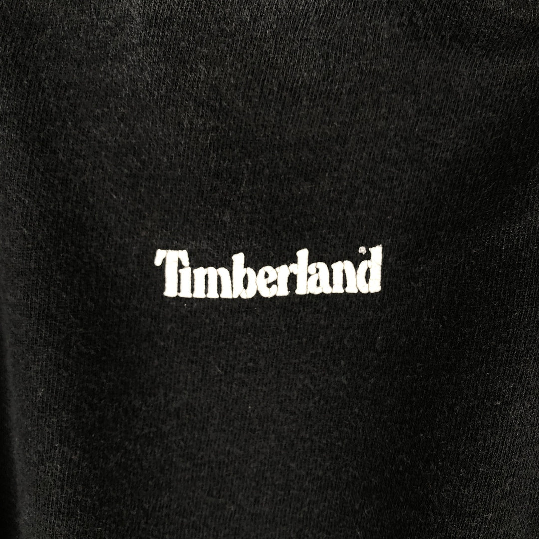 Timberland Long T-shirt, Men's XL size cotton black type Vintage Second Hand