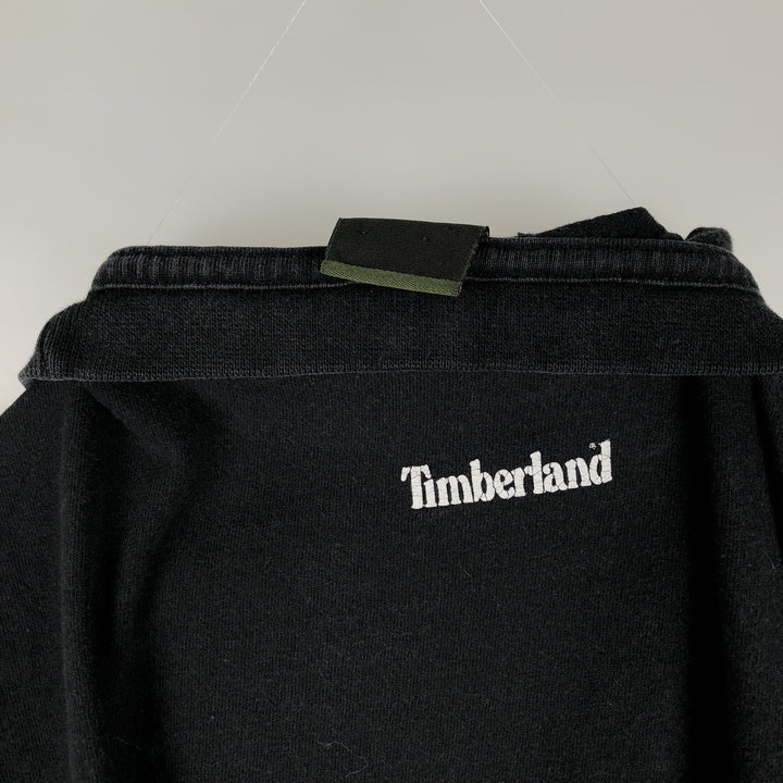 Timberland Long T-shirt, Men's XL size cotton black type Vintage Second Hand