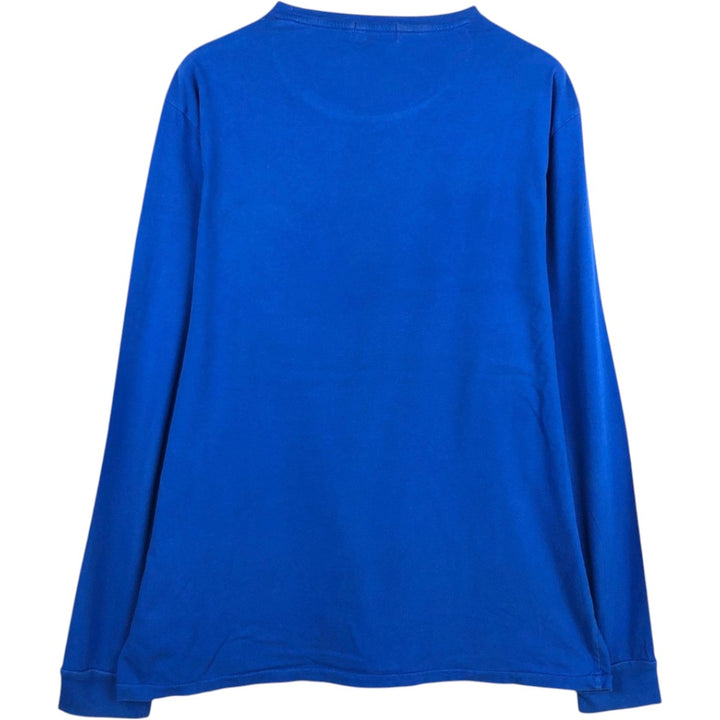 Ralph Lauren POLO RALPH LAUREN long-sleeved T-shirt, men's size XL cotton blue type Vintage Second Hand