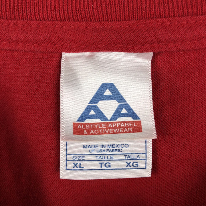 ALSTYLE Orange County Choppers Motorcycle Long-Sleeve T-Shirt (Men's XL equivalent) cotton red type Vintage Second Hand