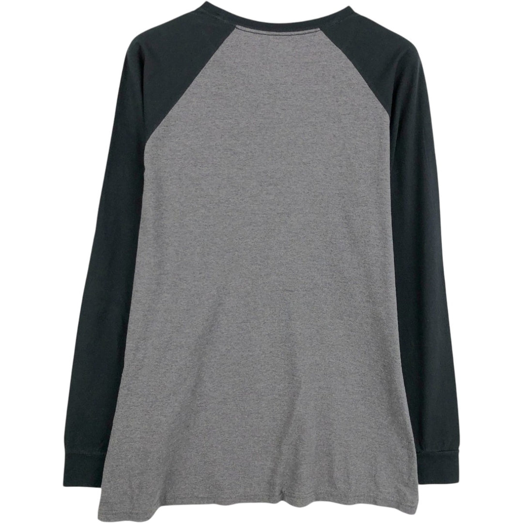 NIRVANA Long-Sleeve Band T-Shirt (Men's XL equivalent) cotton Charcoal Vintage Second Hand
