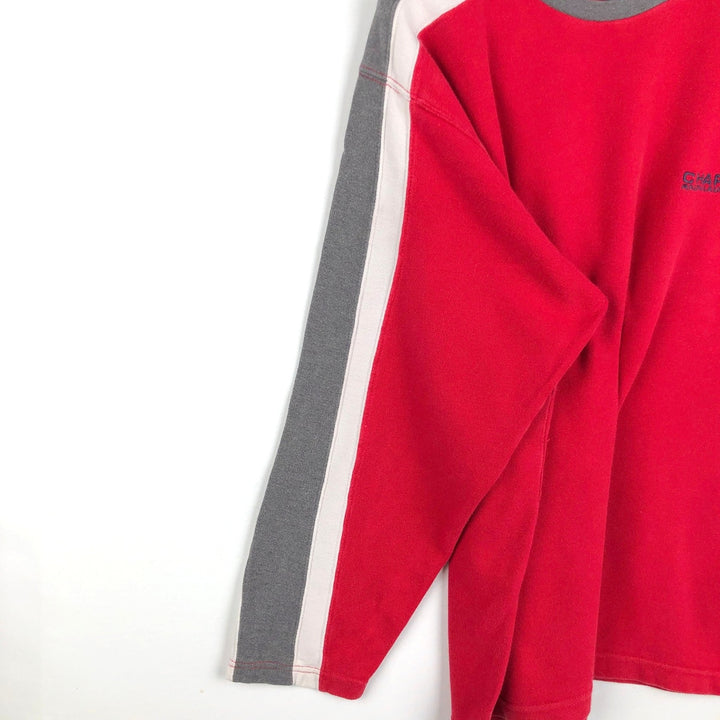 Ralph Lauren CHAPS Long-Sleeve T-Shirt (Men's Size L) cotton red type Vintage Second Hand