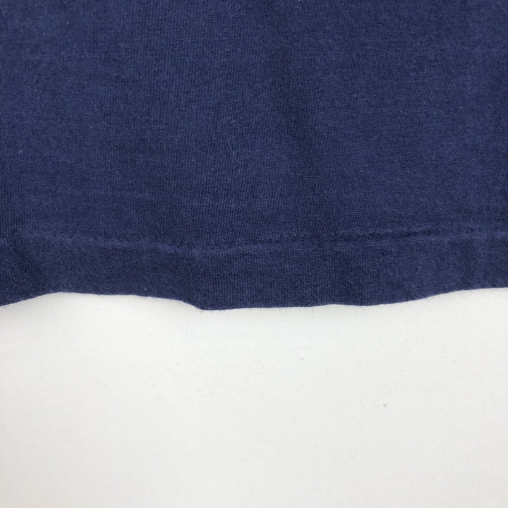90'S Fruit of the Loom Long Sleeve T-Shirt, Made in USA, Men's XL, Vintage cotton navy blue type Vintage Second Hand