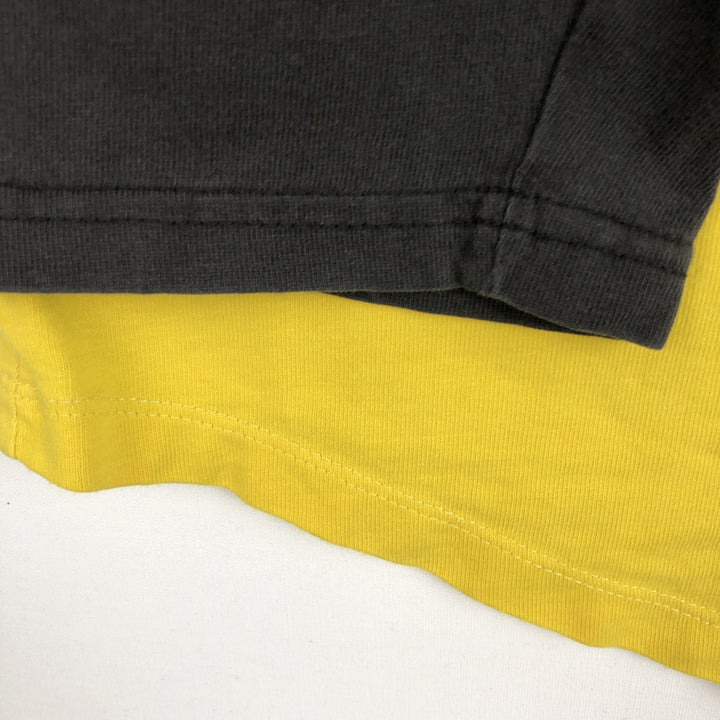 Fox Racing Long-Sleeve T-Shirt, Made in USA, Men's XXL equivalent. cotton yellow type Vintage Second Hand
