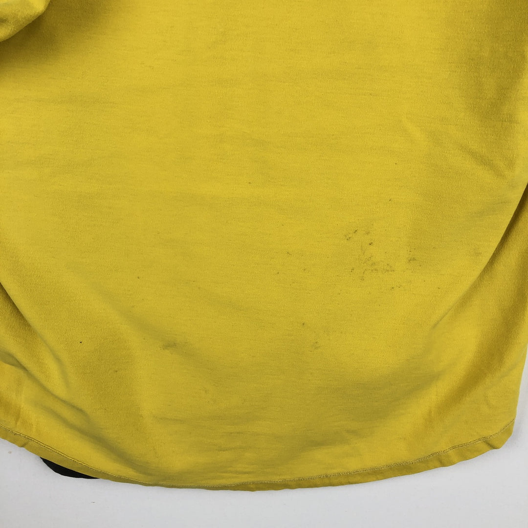 Fox Racing Long-Sleeve T-Shirt, Made in USA, Men's XXL equivalent. cotton yellow type Vintage Second Hand